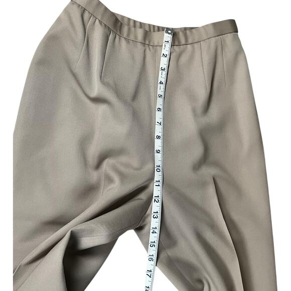 Classiques Entier 100% Pure Wool Women’s Two-Piece Pant Suit – Beige Size Small - Picture 13 of 15